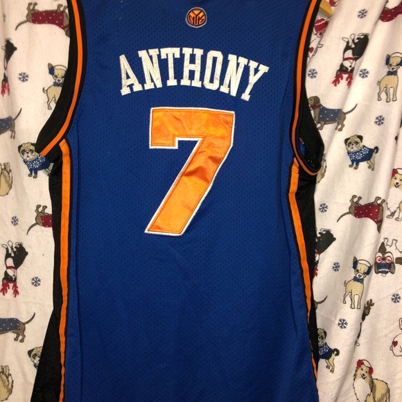 new york knicks carmelo anthony authentic jersey